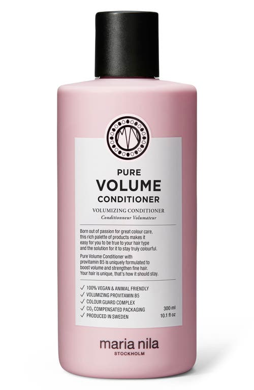 Maria Nila Pure Volume Conditioner In No Color