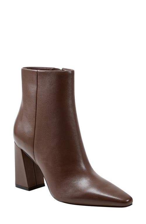 Shop Marc Fisher Ltd Yanara Pointed Toe Bootie In Dark Brown