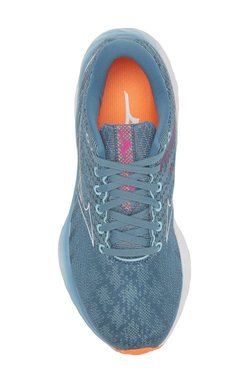 Mizuno Wave Inspire 19 Sneaker In Provincial Blue-white