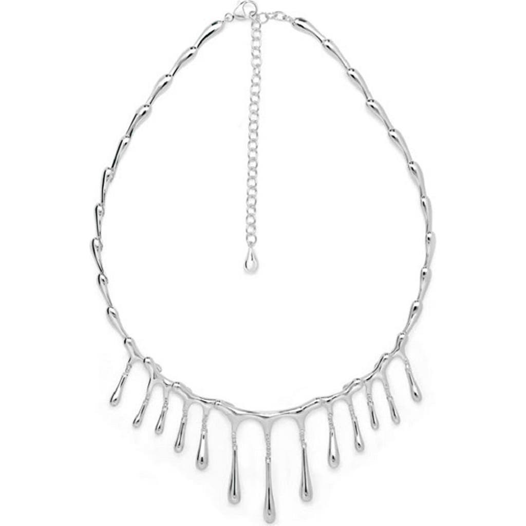 Lucy Quartermaine Women's Sterling Silver Short Multi Drip Necklace In Sterling Silver