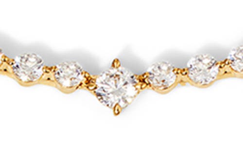 Shop Nadri Cassi Tennis Collar Necklace In Gold