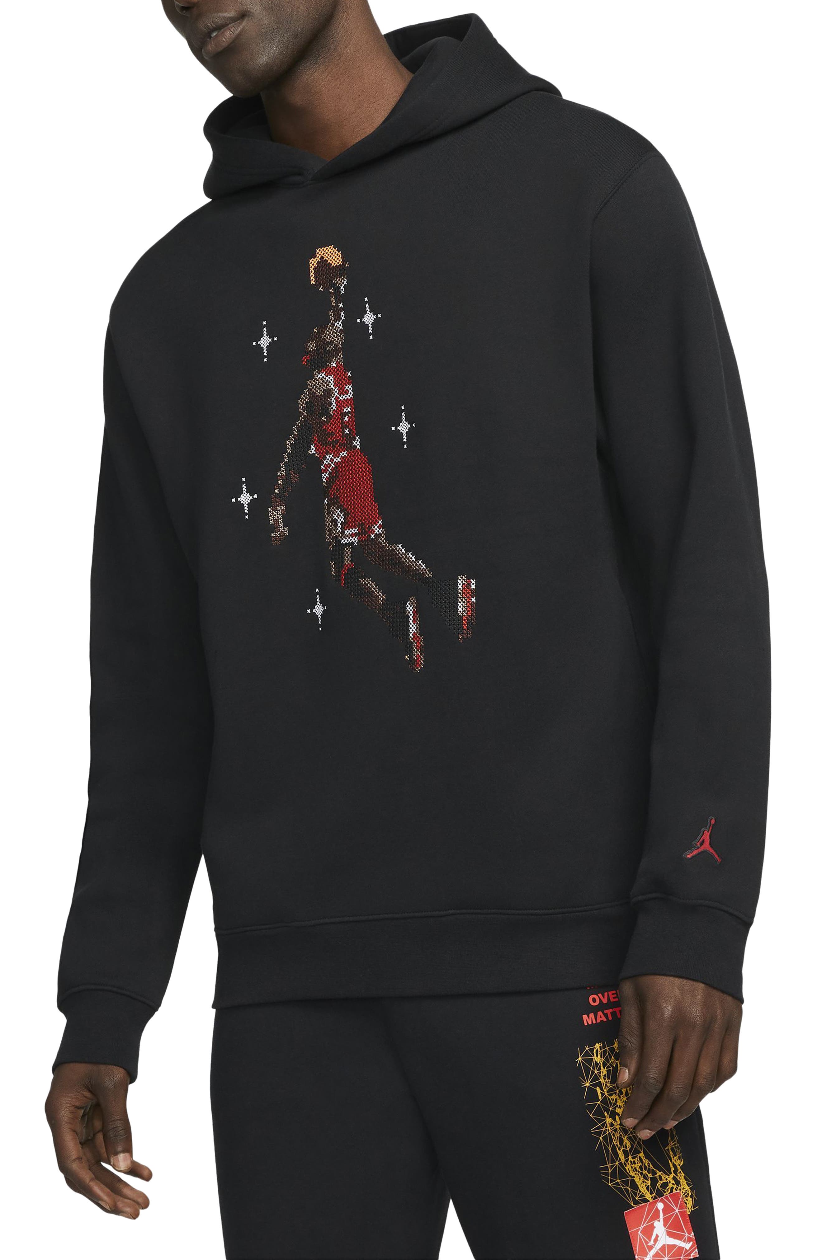 michael jordan essential fleece pullover hoodie