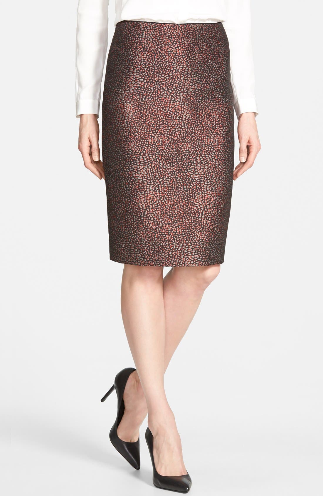 Lafayette 148 New York Jacquard Pencil Skirt (Regular & Petite) Nordstrom