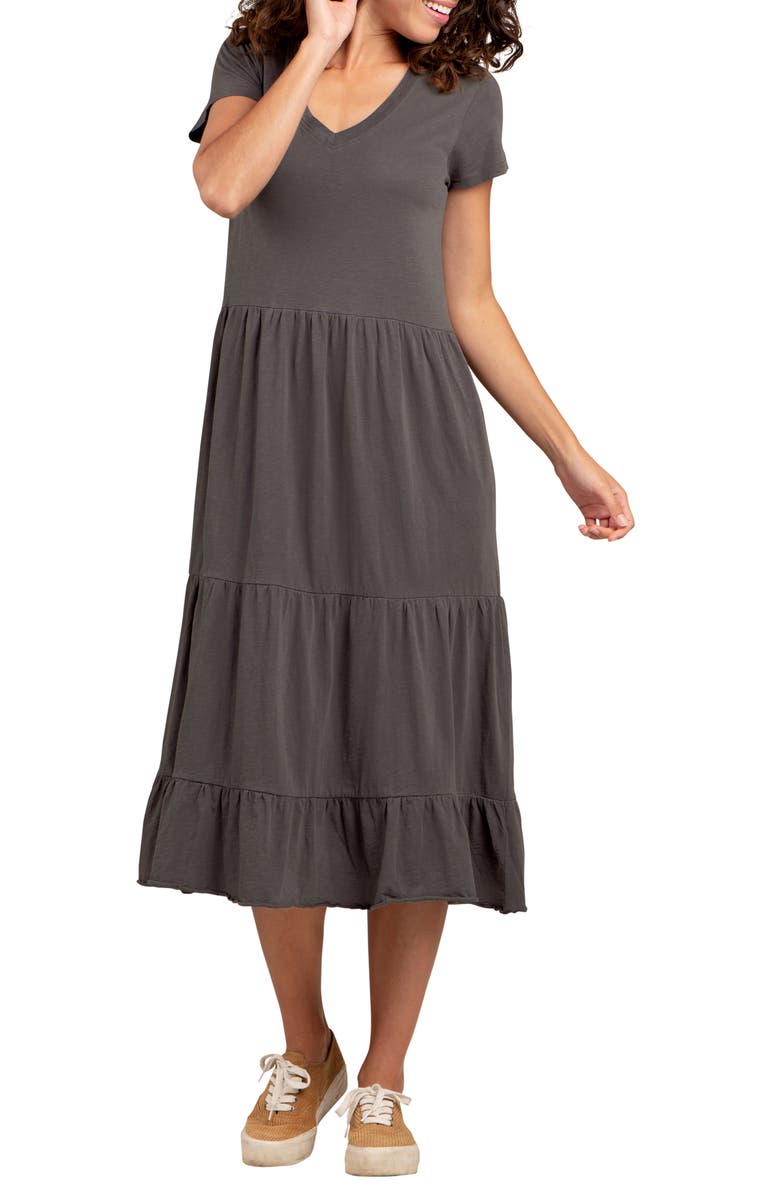 Toad&Co Primo Tiered Organic Cotton Midi Dress | Nordstrom