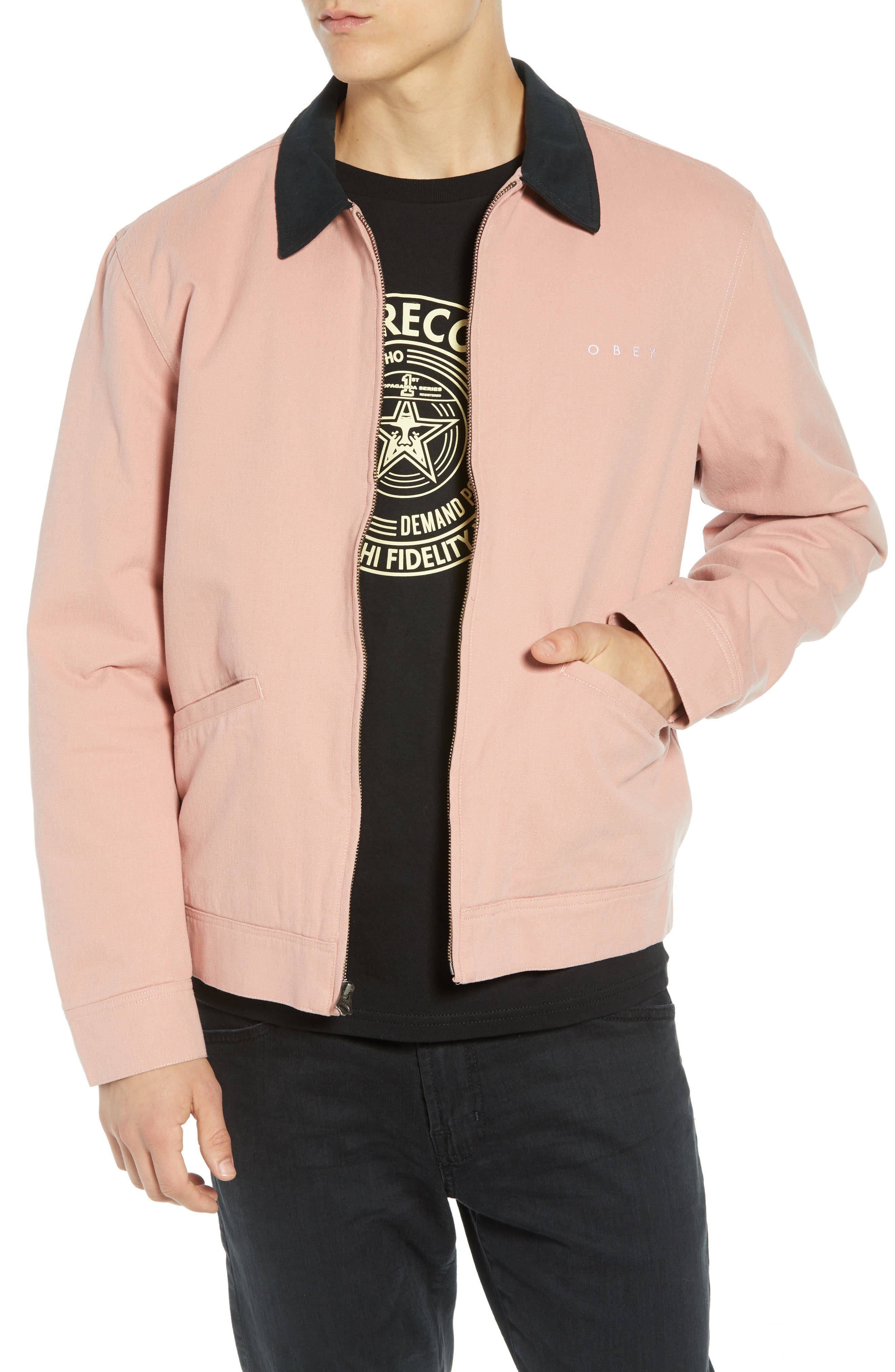 obey dillinger trucker jacket