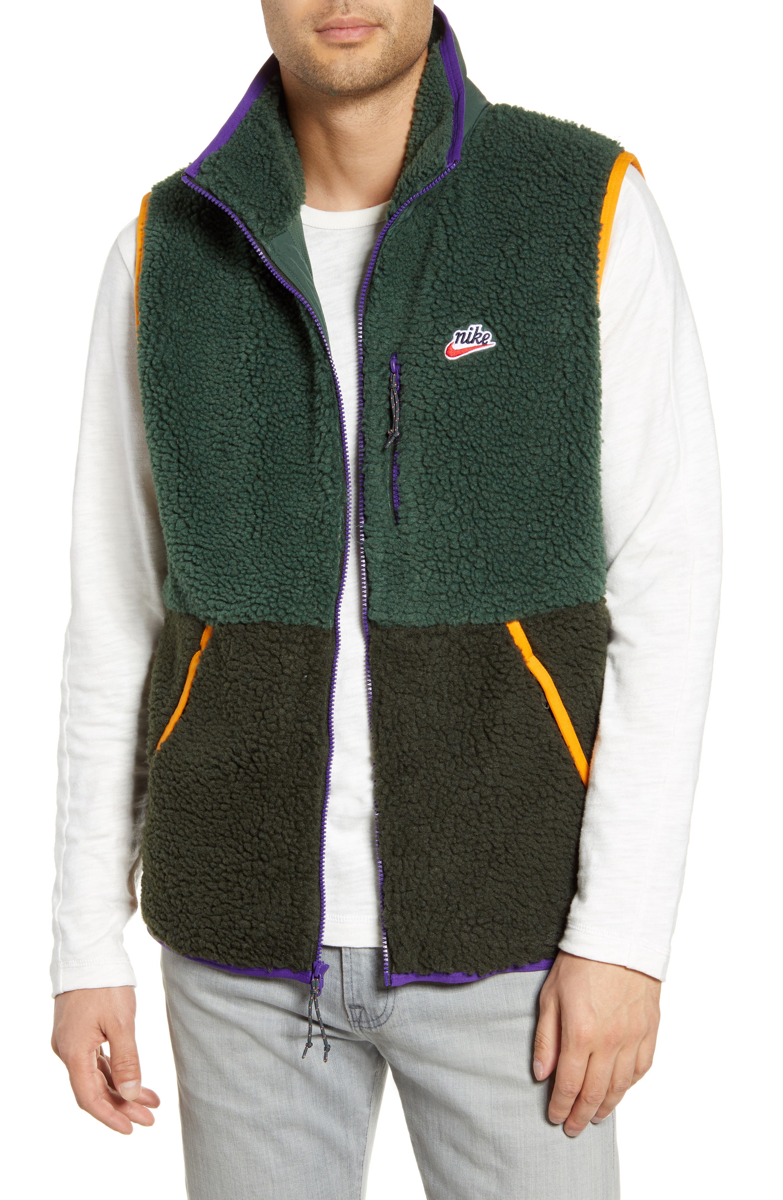 nike fleece vest