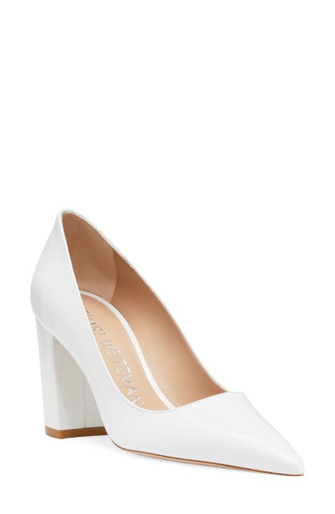 white pump block heel | Nordstrom