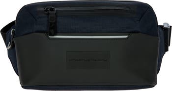 Porsche Design Water Repellent Belt/crossbody Bag In Black