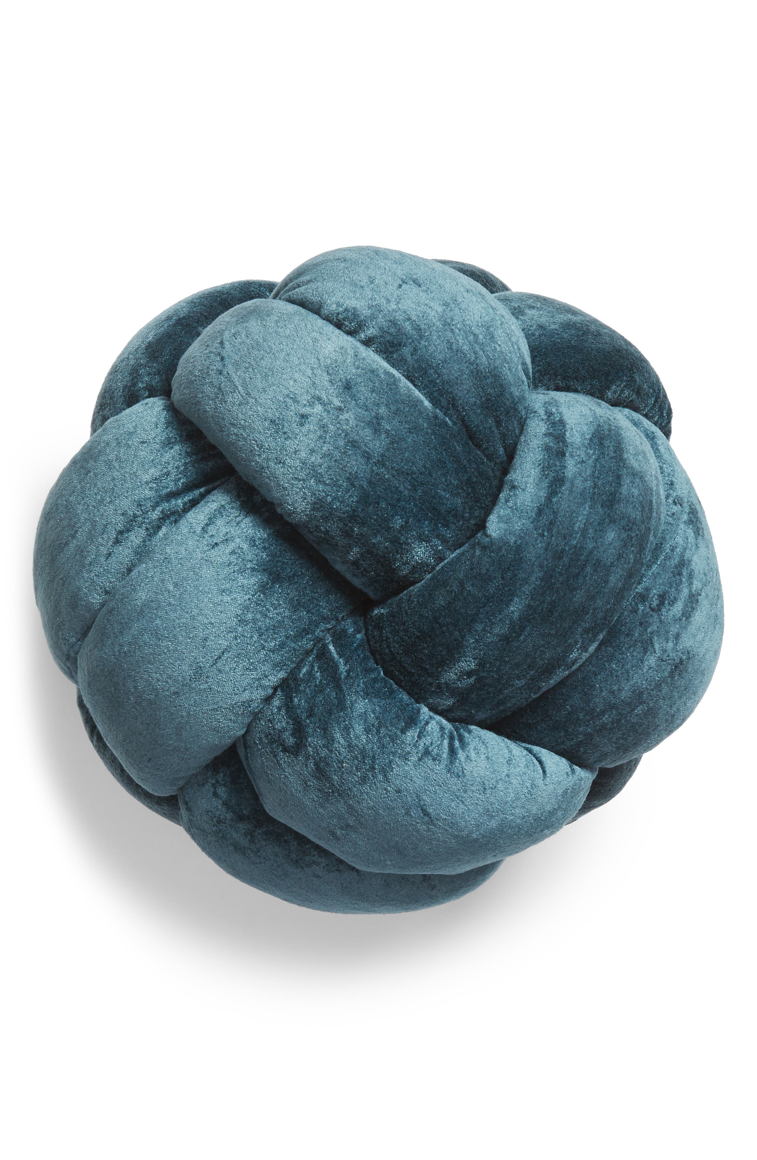 Nordstrom at Home Velvet Knot Accent Pillow Nordstrom