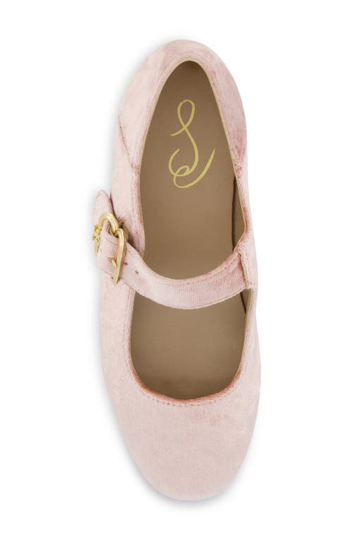 Shop Sam Edelman Kids' Maeve Michela Mary Jane Flat In Blush