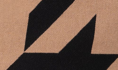 Akris Punto Houndstooth Skirt In Black-caramel