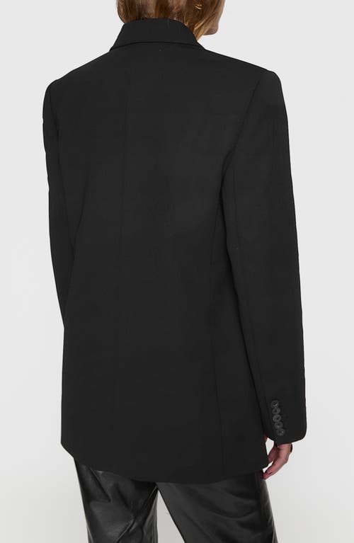 Rebecca Minkoff Nilli Oversize Double Breasted Blazer In True Black