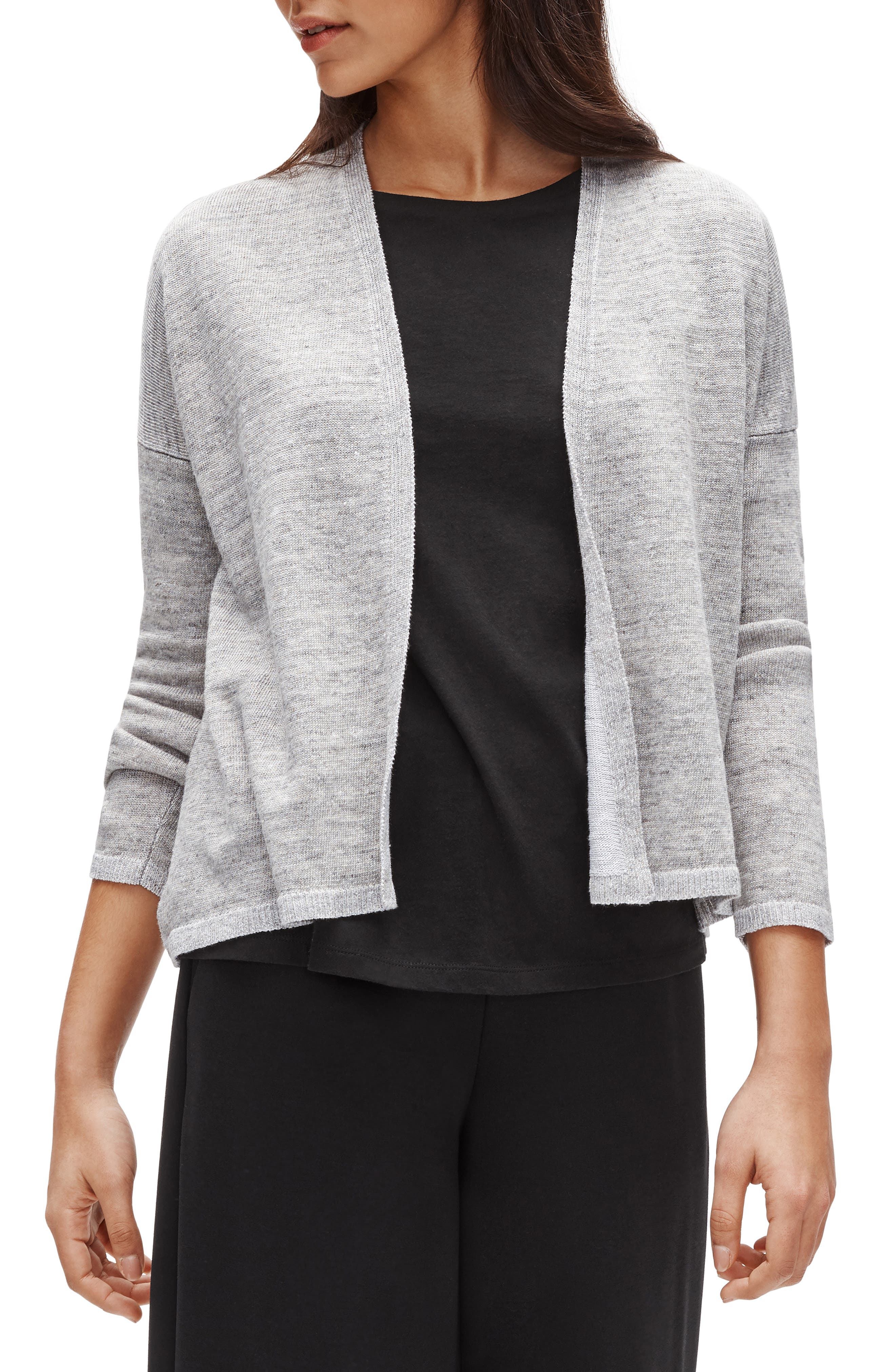 eileen fisher linen cardigan