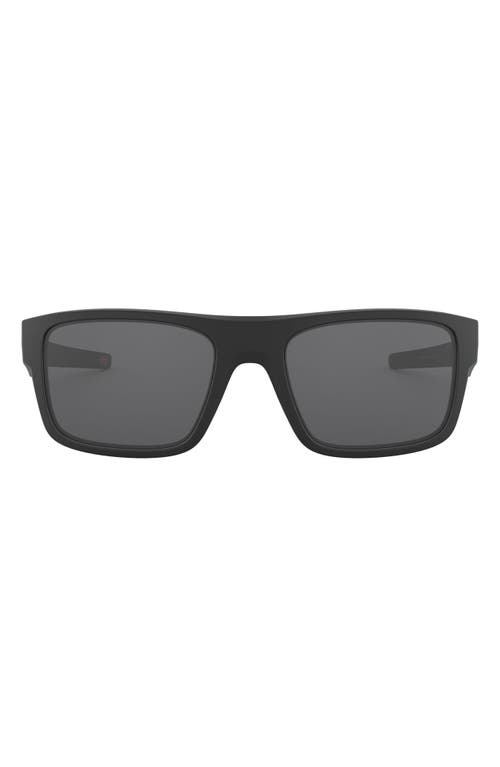 Oakley Drop Point 61mm Rectangular Sunglasses in Black at Nordstrom