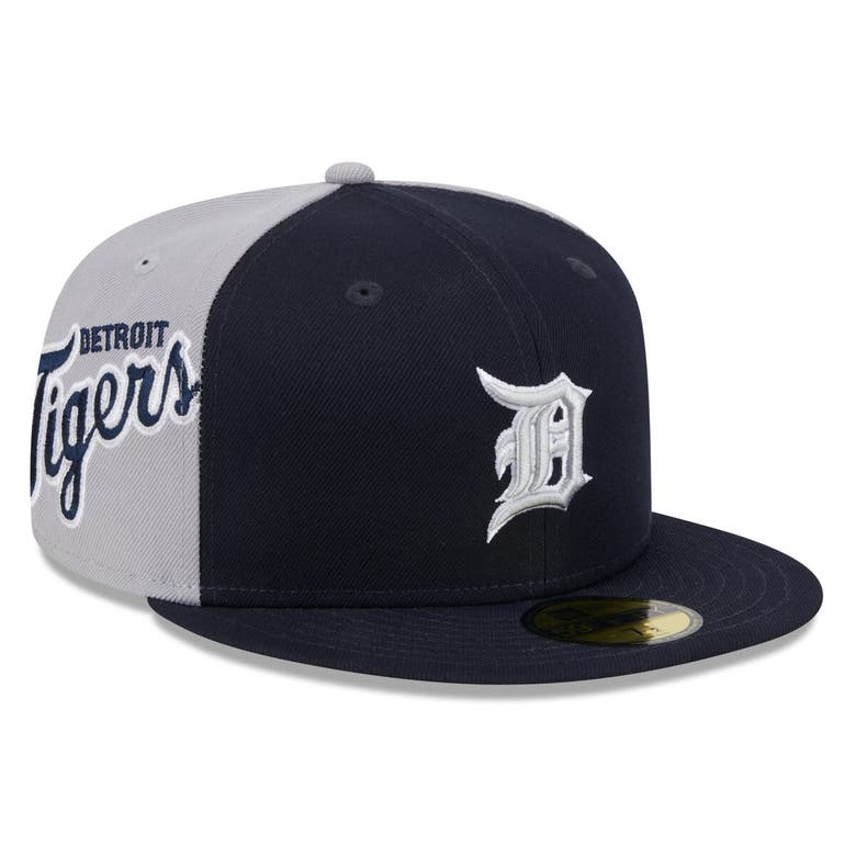 Shop New Era Navy/gray Detroit Tigers Gameday Sideswipe 59fifty Fitted Hat