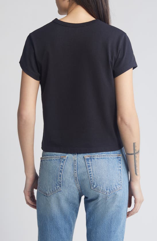 Shop Slvrlake Easy Cotton T-shirt In Raven