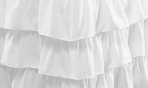 Betsey Johnson Ruffle Bed Skirt In White