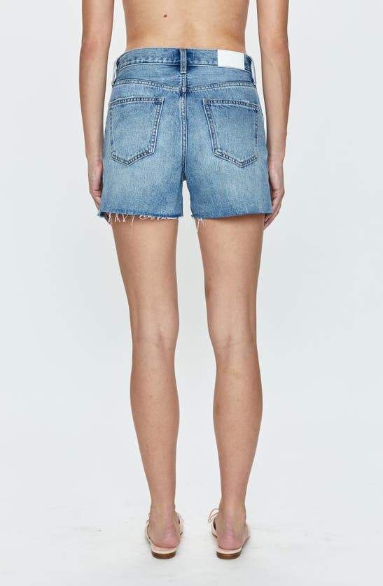 Shop Pistola Conner Cutoff Denim Shorts In Cobblestone