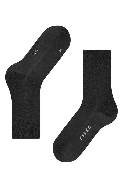 Falke Sensitive New York Crew Socks In Black