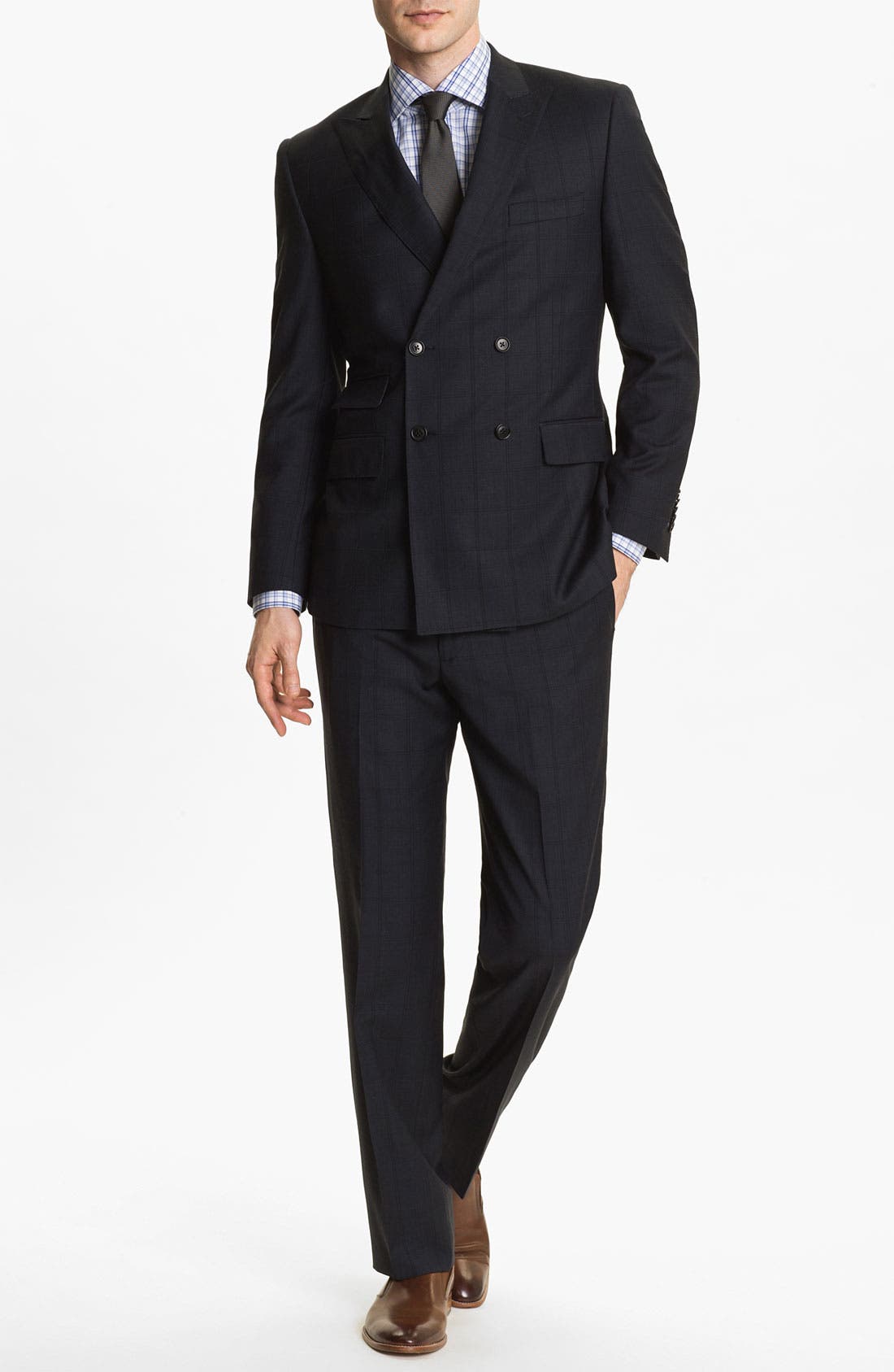 English Laundry Trim Fit Double Breasted Suit Only) Nordstrom
