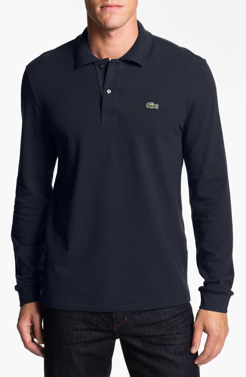 Lacoste Regular Fit Long Sleeve Piqué Polo at Nordstrom,