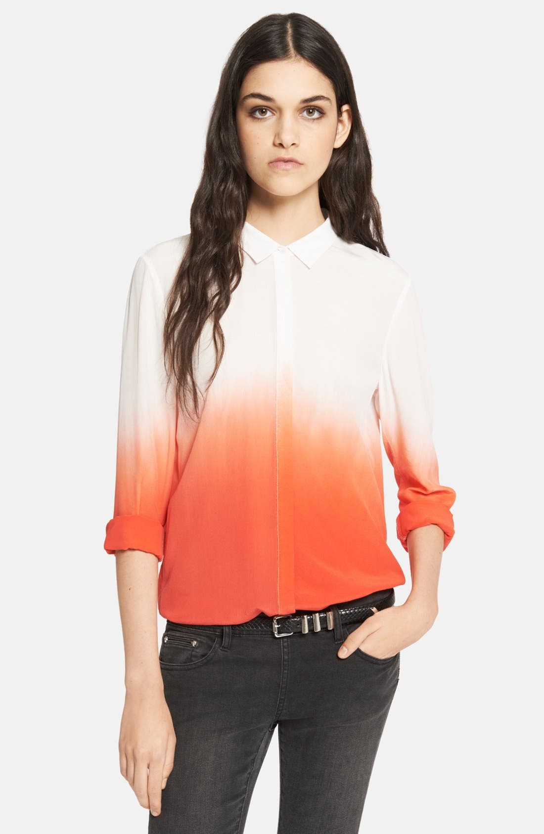 The Kooples Tie Dye Silk Blouse Nordstrom