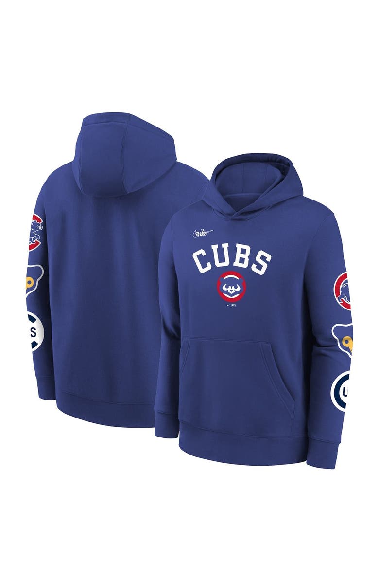 Nike Youth Nike Royal Chicago Cubs Rewind Lefty Pullover Hoodie | Nordstrom