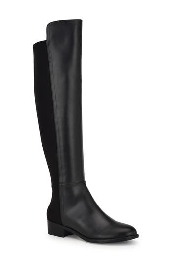 Nine West Nayli Knee High Boot In Black
