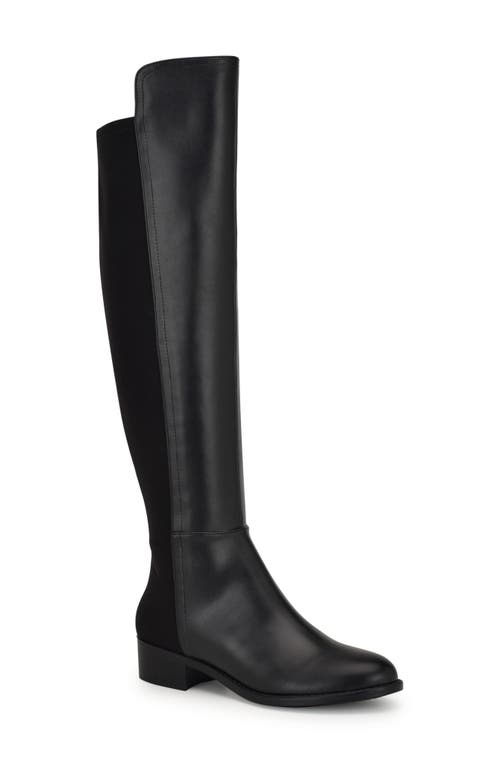 Shop Nine West Nayli Knee High Boot In Black