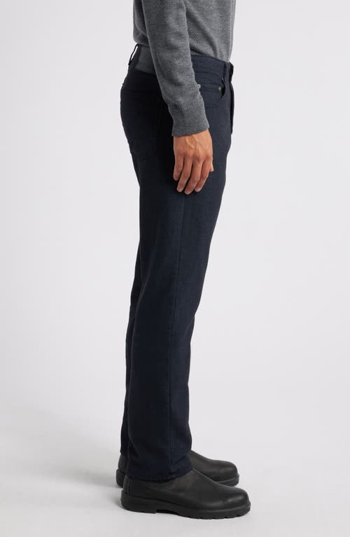 Shop Ag Everett Slim Brushed Cotton Twill Straight Leg Jeans In Ocean Storm