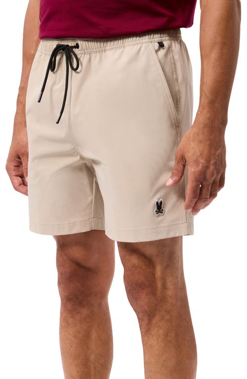 Psycho Bunny Palm View Hydrochromic Swim Trunks In Stone