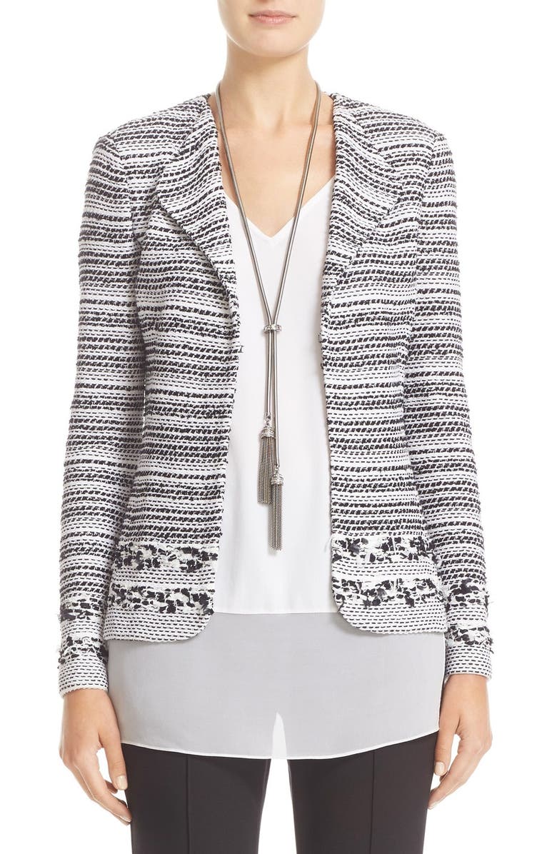 St. John Collection Variegated Stripe Tweed Jacket | Nordstrom