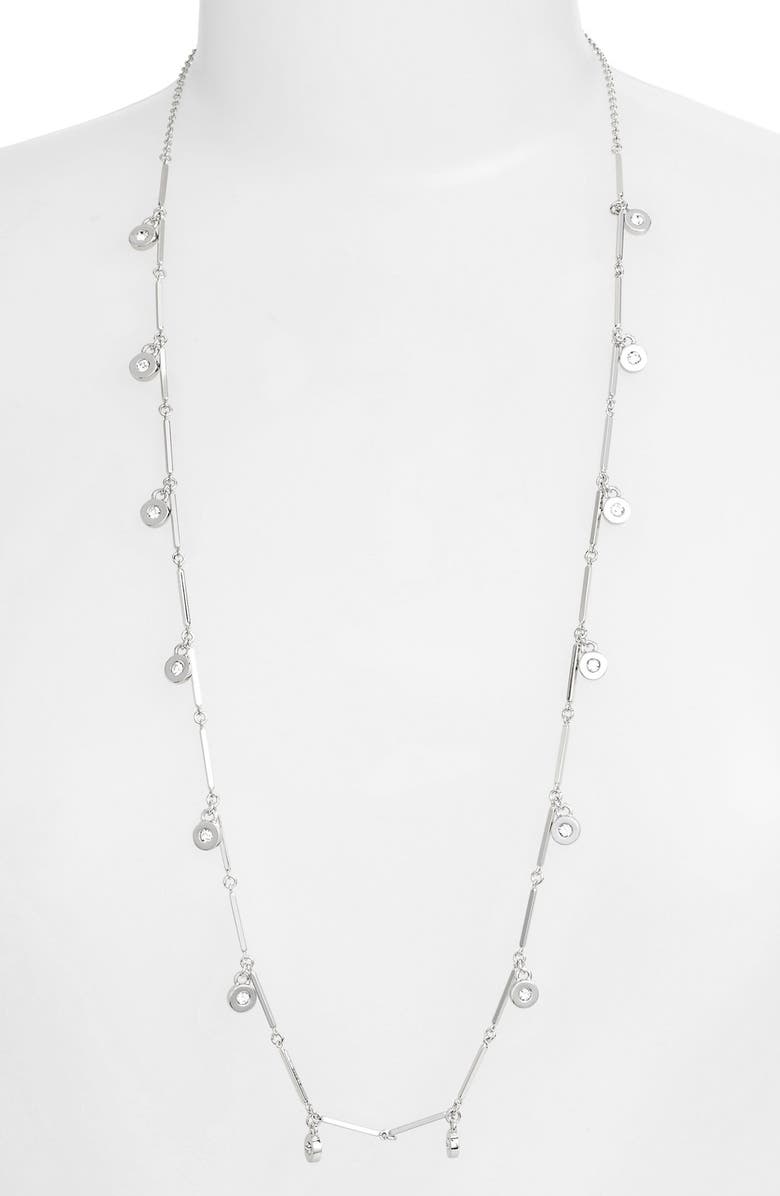 kate spade new york long dangle station necklace | Nordstrom