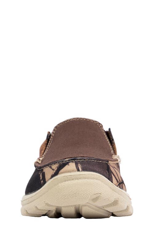 Shop Deer Stags Kids' Alvin Casual Slip-on Sneaker In Brown/brown Camo