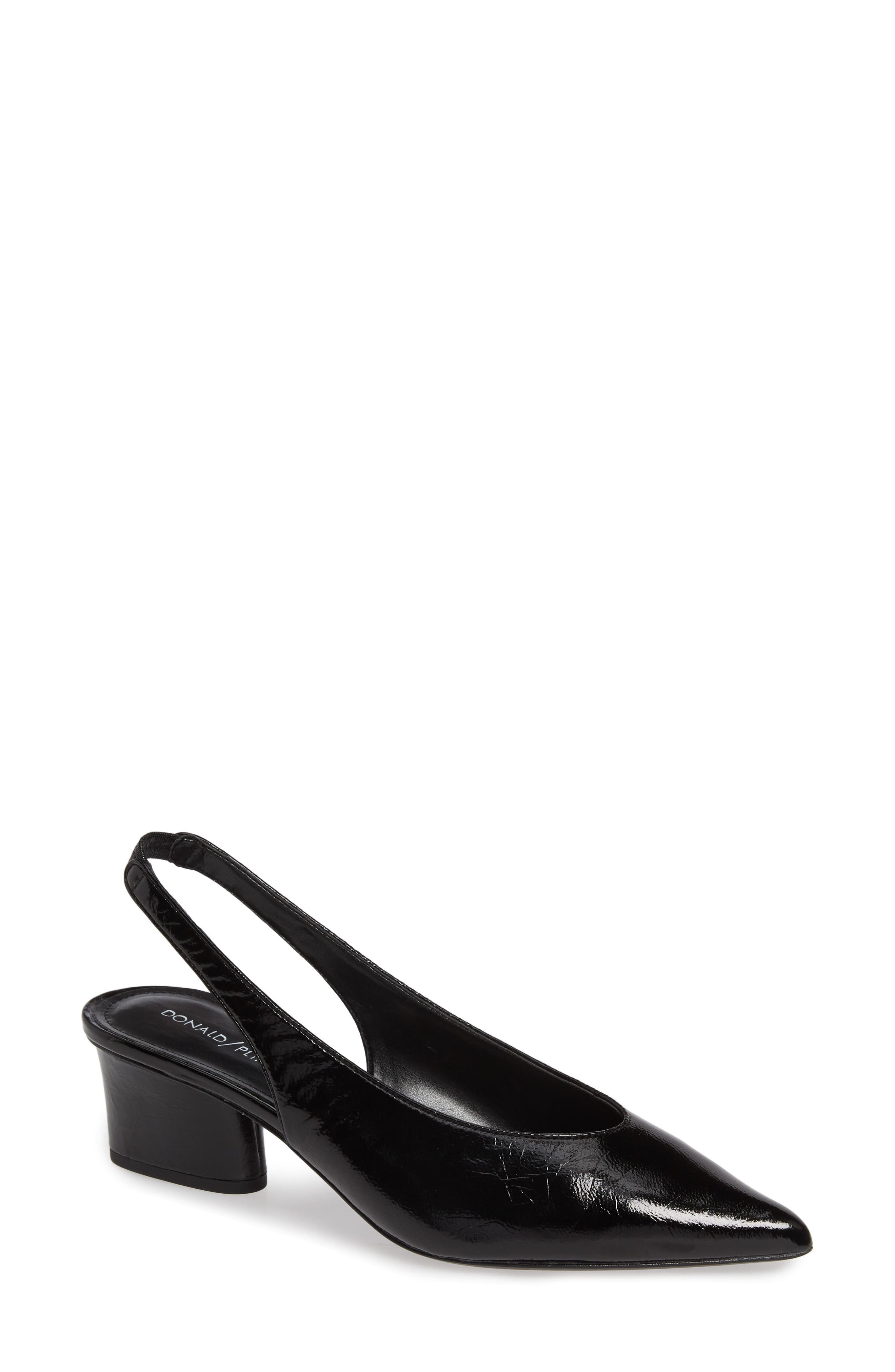 donald pliner slingback pumps