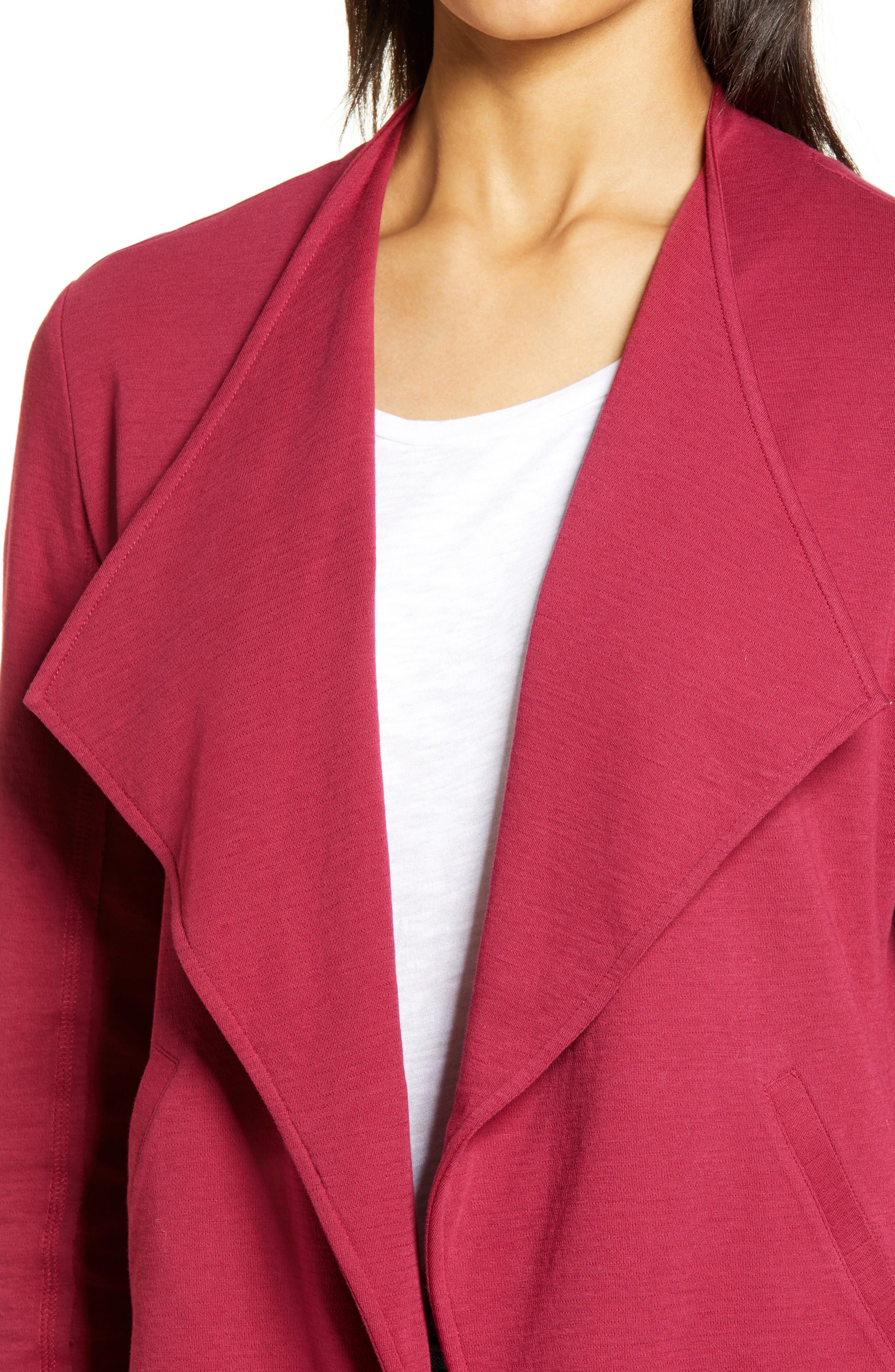 Caslon Drape Collar Knit Blazer Nordstrom Rack