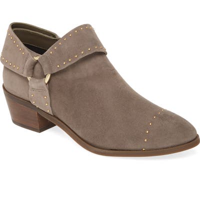 Taryn Rose Sage Leather Bootie- Grey