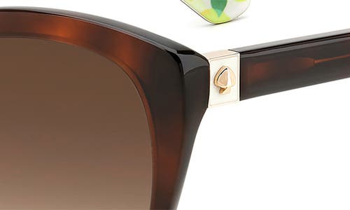 KATE SPADE KATE SPADE NEW YORK AMBERLEES 55MM GRADIENT EAT EYE SUNGLASSES 
