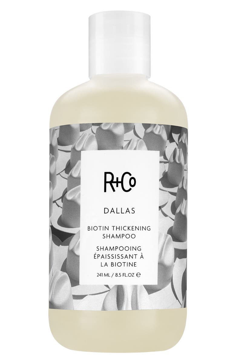 R+CO Dallas Biotin Thickening Shampoo, Main, color, NO COLOR
