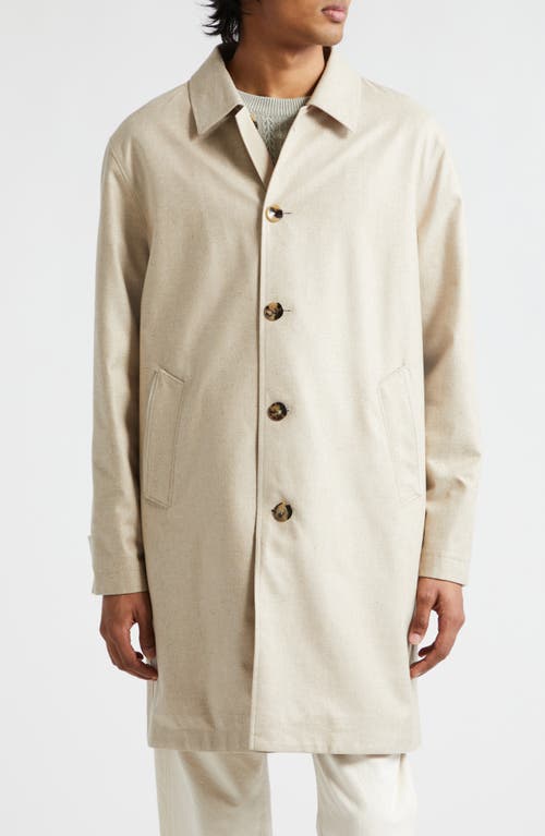 Agnona Reversible Duster Jacket in Linen at Nordstrom, Size 40 Us