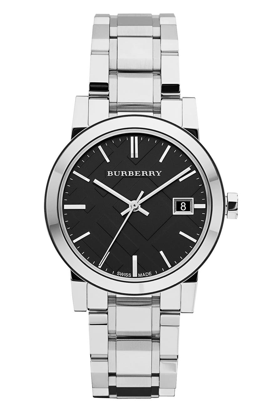 Medium Check Stamped Bracelet Watch 34mm Medium Check Stamped Bracelet Watch 34mm
