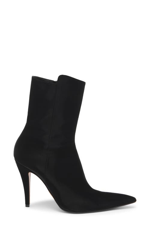 Alexander Mcqueen Birdee Pointed Toe Bootie In Black