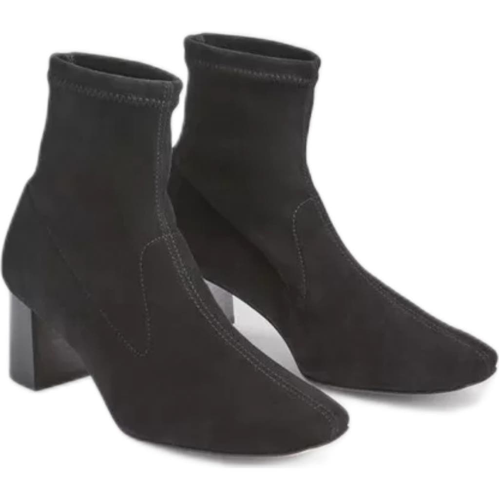 Lk Bennett Amira Sock Bootie In Black