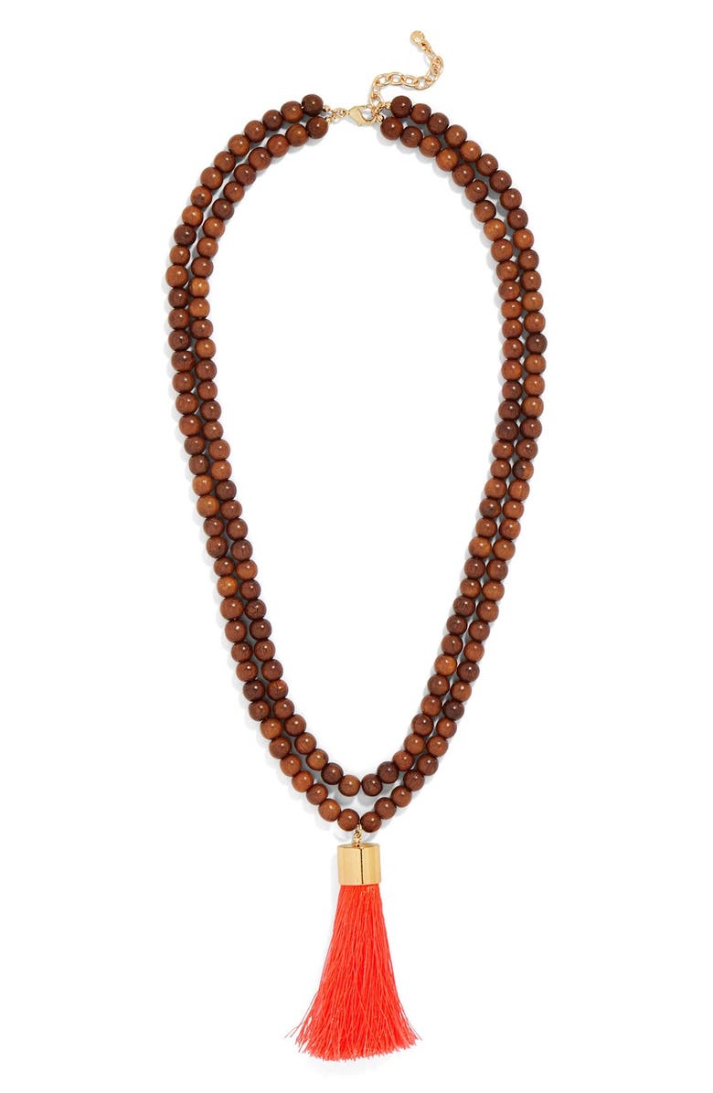 BaubleBar 'Palm Springs' Tassel Pendant Necklace | Nordstrom