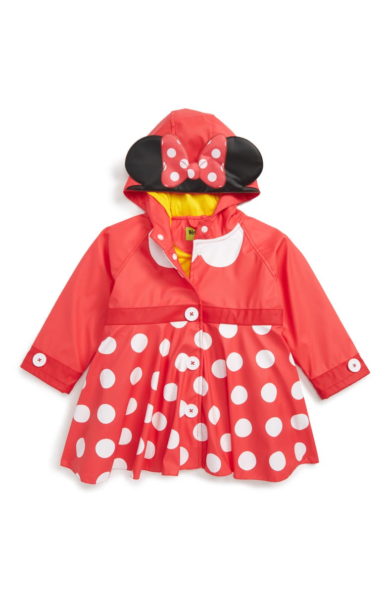 Western Chief Minnie Mouse Raincoat Toddler Girls Little Girls