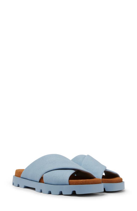 Camper Brutus Crossover-strap Leather Sandals In Light Pastel
