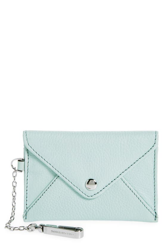 Shop Aimee Kestenberg Ashley Leather Pouch In Maine Blue