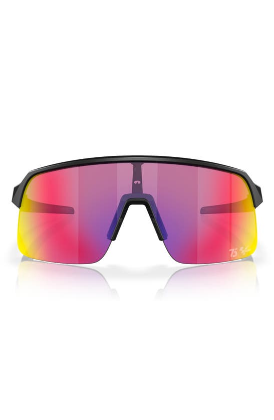 Oakley Sutro Lite 139mm Prizm™ Semirimless Wrap Shield Sunglasses In Dark Grey