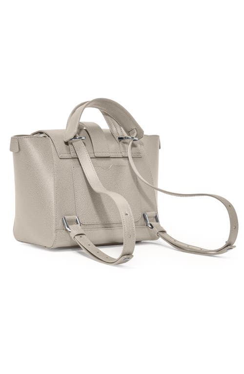 Shop Senreve Mini Maestra Pebbled Leather 4-way Convertible Handbag In Sand