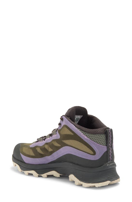 Shop Merrell Moab Speed Gore-tex® Mid Hiking Shoe In Lichen